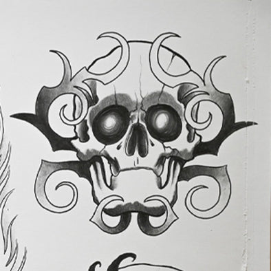 BILL CANALES TRIBAL AND SKULL