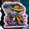 "Skeladude" Grim Reaper Biker Sticker