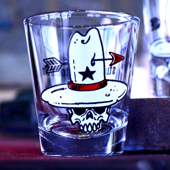 Cowboy Skull Souvenir Shot Glass