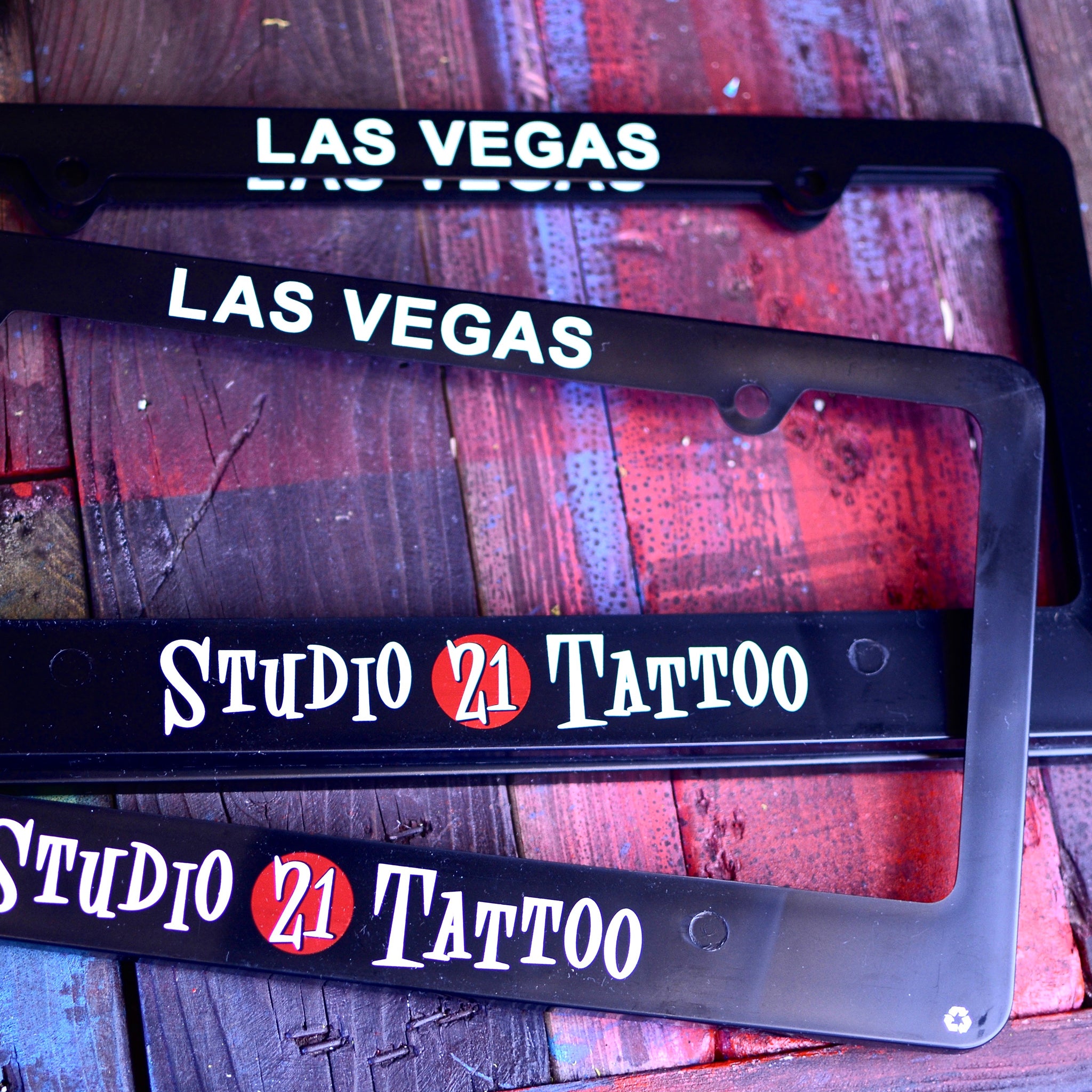 Studio 21 Tattoo License Plate Frames – Studio 21 Tattoo Gallery